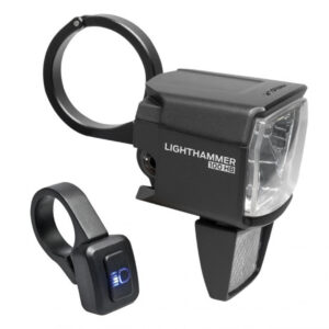 TRELOCK Frontlicht LS 890 HB Lighthammer 890 - starkes E-Bike-Frontlicht mit 130 Lux Fernlicht