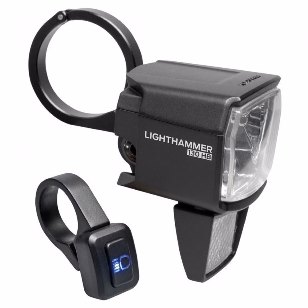 TRELOCK Frontlicht LS 930 HB Lighthammer 930 - leistungsstarkes E-Bike Frontlicht mit Fernlicht