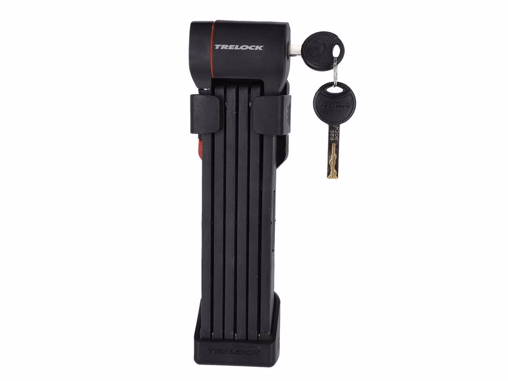 Trelock FS 480 COPS X-Press Faltschloss (100cm | schwarz | Rahmenmontage)
