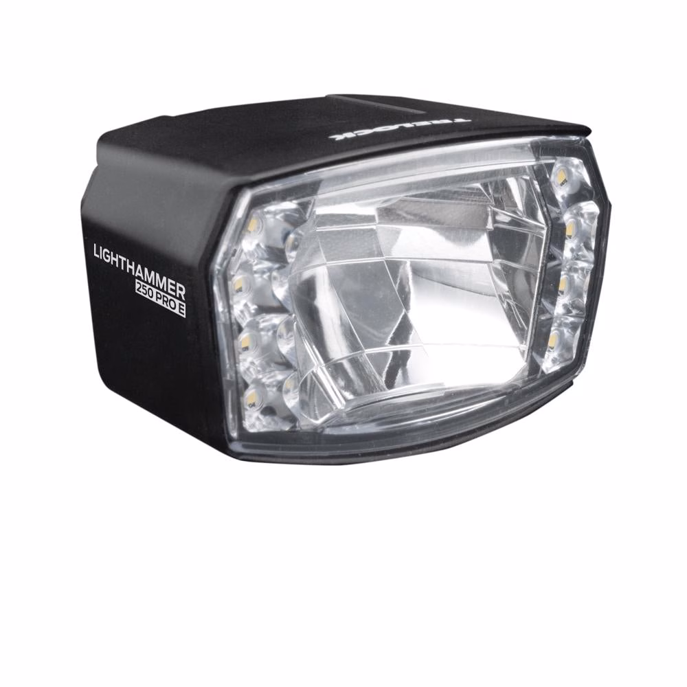 Trelock LS 990 LIGHTHAMMER PRO 250 E-Bike-Frontscheinwerfer 250 Lux - Schwarz
