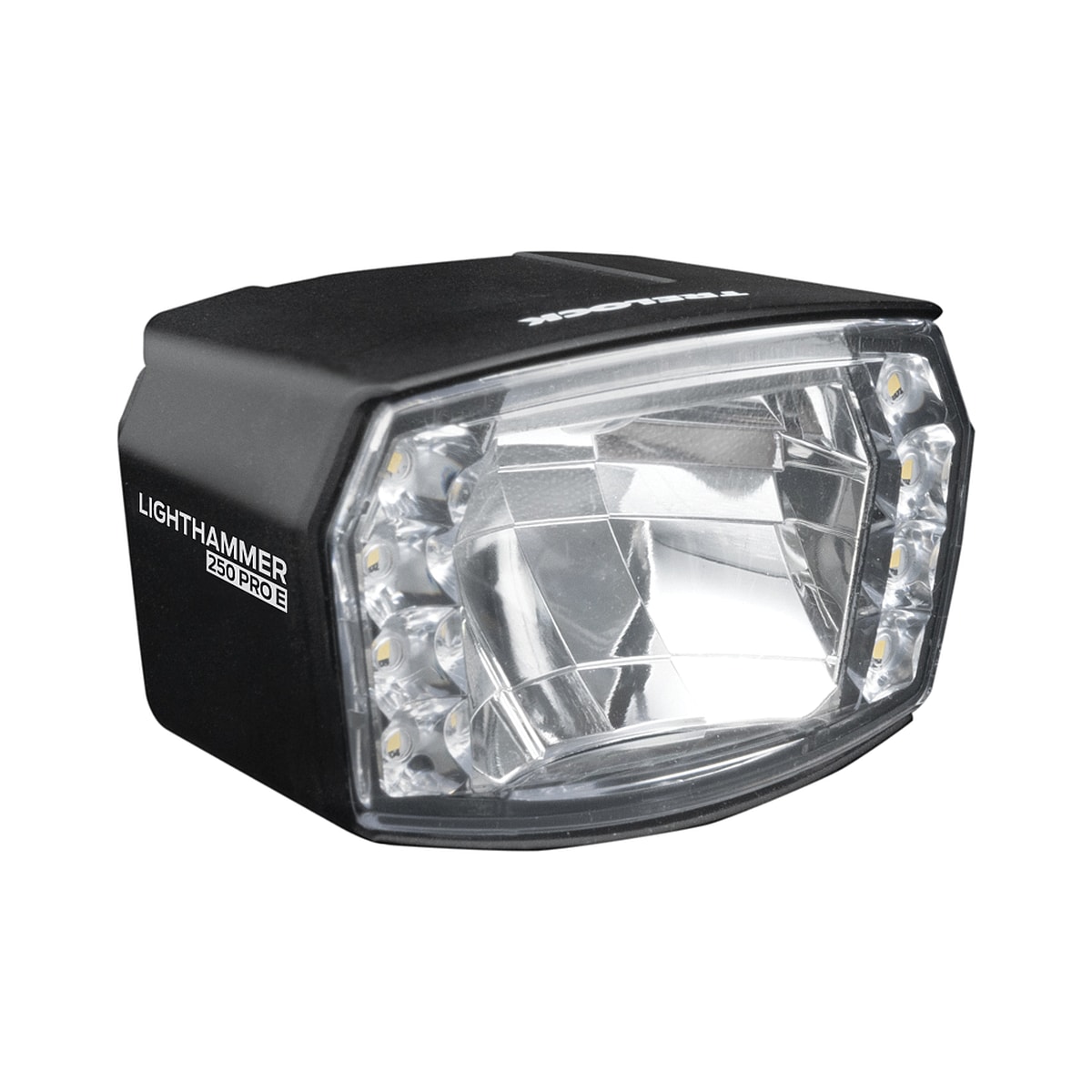 Trelock LS 990 Lighthammer Pro 250 E-Bike Frontscheinwerfer mit Tagfahr- und Fernlicht