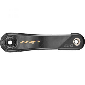 TRP Kurbelgarnitur EVO 12 Carbon CK-9050 165 mm Schwarz/gold - maximale Antriebs-Performance
