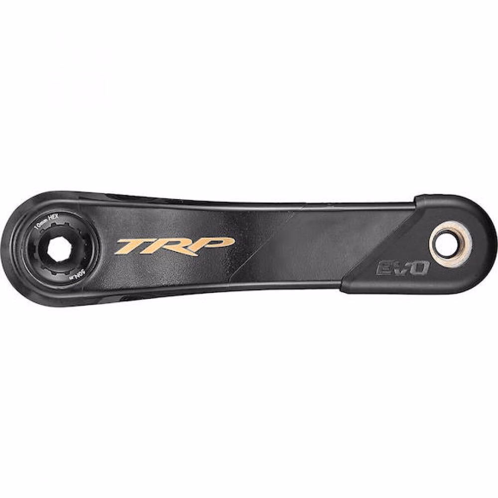 TRP Kurbelgarnitur EVO 12 Carbon CK-9050 165 mm Schwarz/gold - maximale Antriebs-Performance
