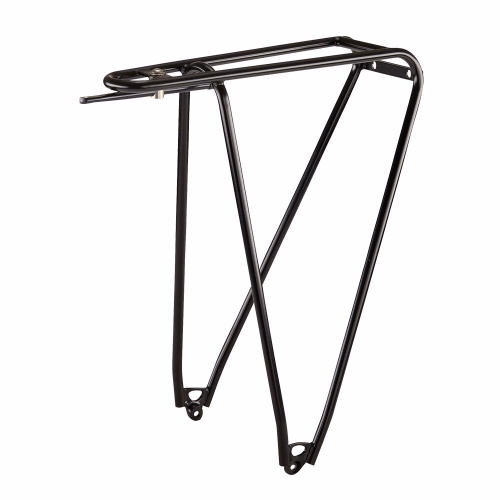 Tubus Gepäckträger FLY EVO 26-28 Zoll schwarz - schlanker Touren-Gepäckträger