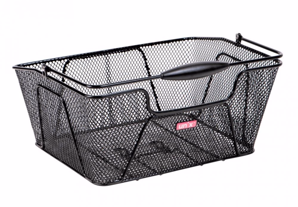 Unix Hinterradkorb Remio 40x30x17cm, schwarz, engmaschig