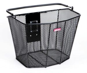 Unix Lenkerkorb Vicario 34x27x25cm, schwarz, engmaschig