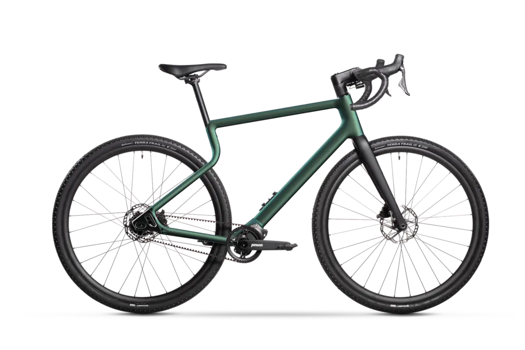URWAHN WALDWIESEL Gravel Cross E-Bike Opal Grün