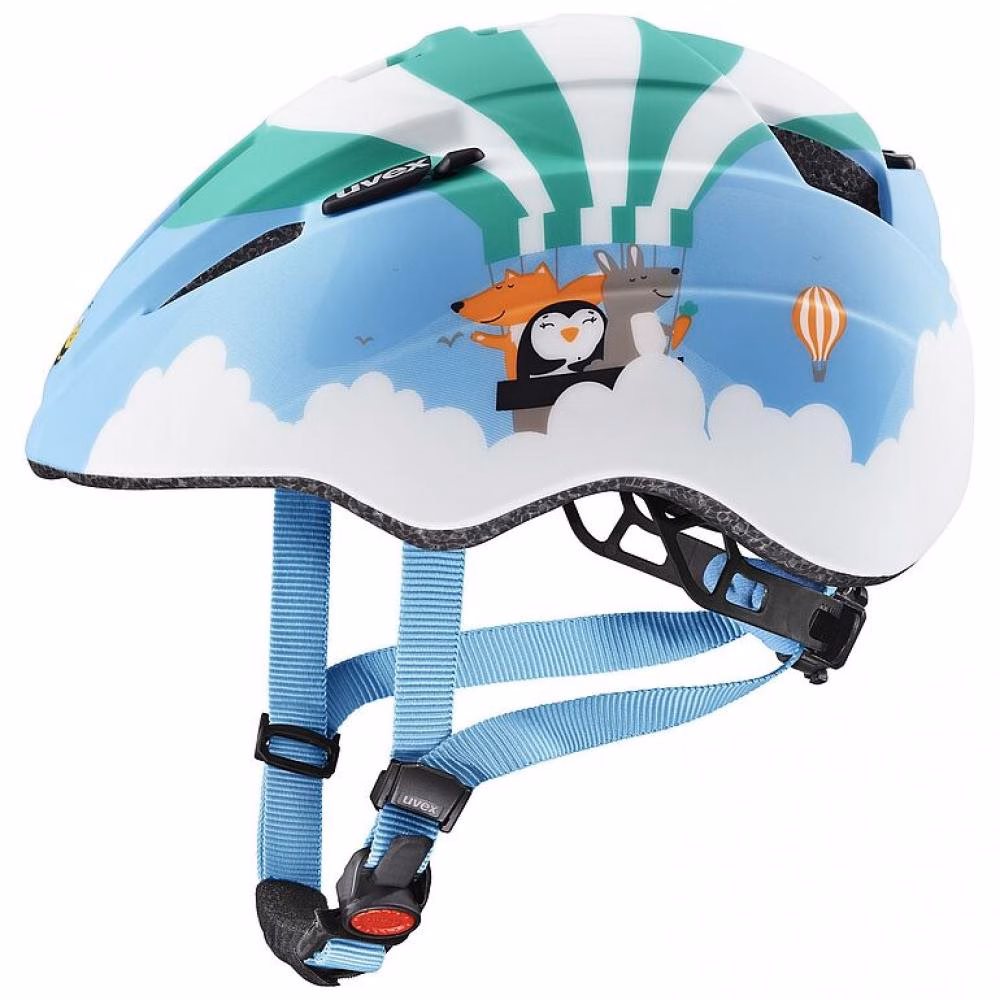 uvex Kid 2 cc - Leichter Kinder-Fahrradhelm mit IAS-System für perfekte Passform - stoßabsorbierend - mit FAS-Gurtband - LED-erweiterbar - ballon matt - 46-52 cm