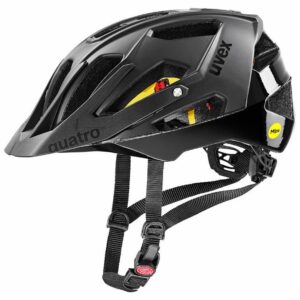 uvex Quatro cc MIPS MTB-Helm 56-61 cm - All-Mountain-Schutz mit MIPS, 17 Belüftungen, Kamera-Halterung, Black matt