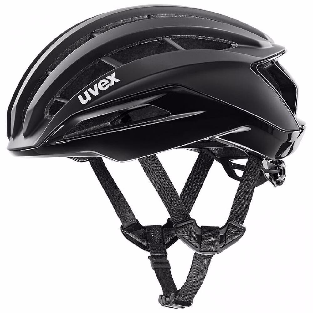 Uvex Surge Rennradhelm black matt 53-56 cm  leichter Inmould-Helm ohne Aero Cover, mit MIPS, 16 Ventilationsöffnungen, höhenverstellbar