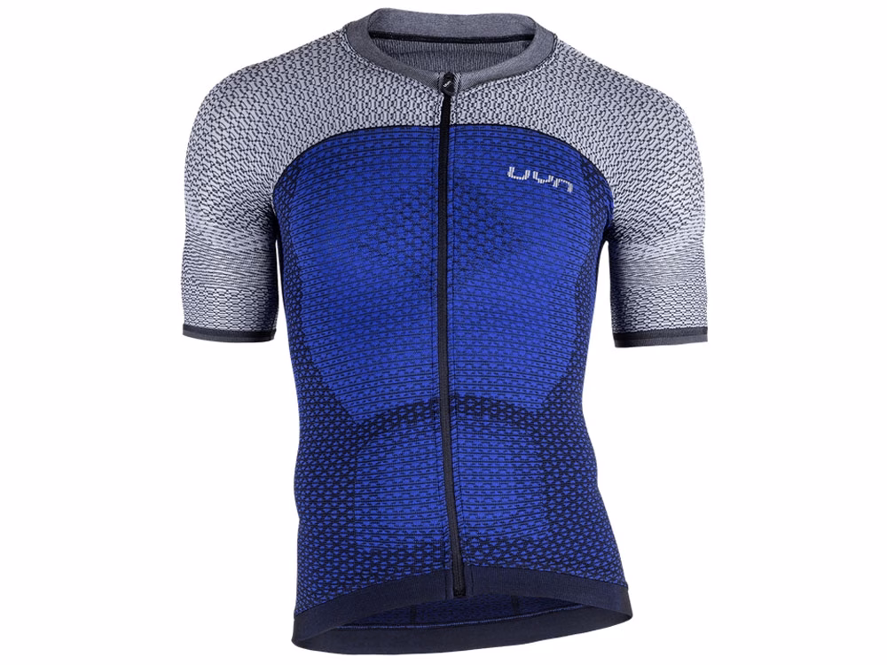 UYN Alpha Fahrradtrikot Herren (grau / blau) Größe:L