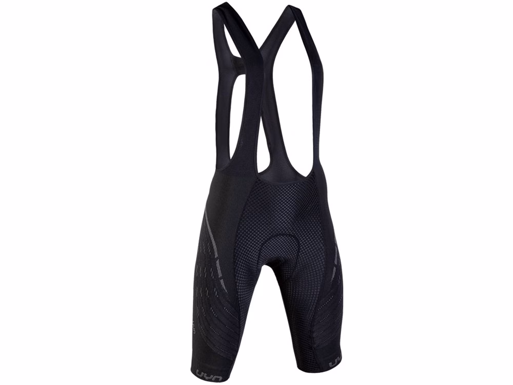 UYN Alpha Kurze Trägerhose Damen (schwarz / anthrazit) Größe:S