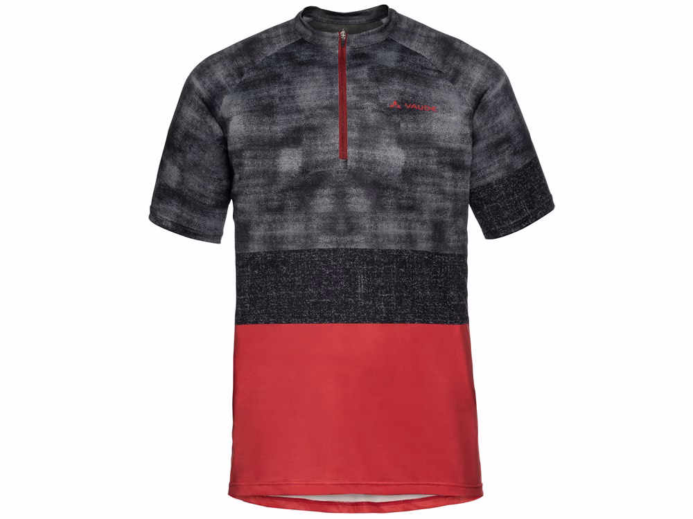 Vaude Ligure Fahrradtrikot Herren (schwarz / rot) Größe:S