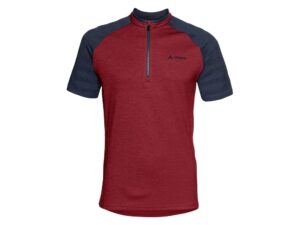 Vaude Tamaro III Fahrradtrikot Herren (karminrot) Größe:S