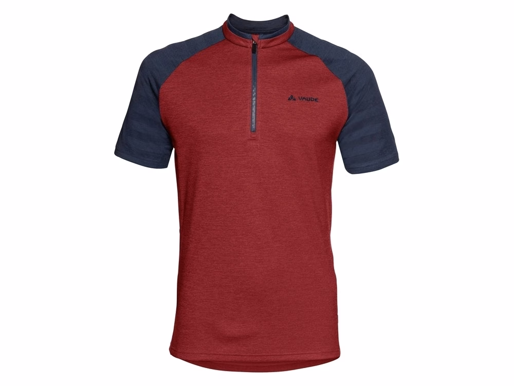 Vaude Tamaro III Fahrradtrikot Herren (karminrot) Größe:S