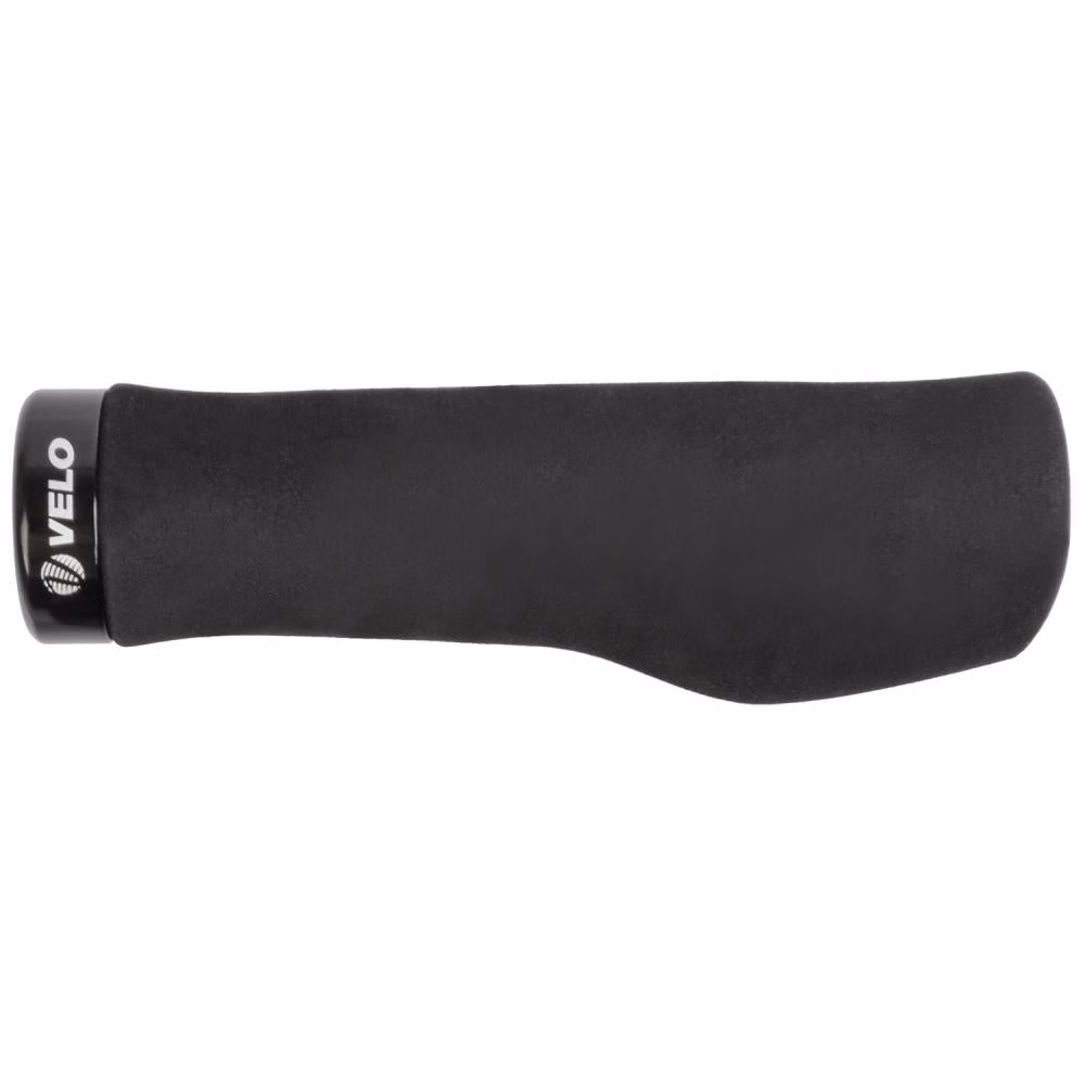 Velo Ergo EVA D3 Fahrradgriffe schwarz 131 mm ergonomisch leicht 85 g Paar Lenkergriffe rutschfest