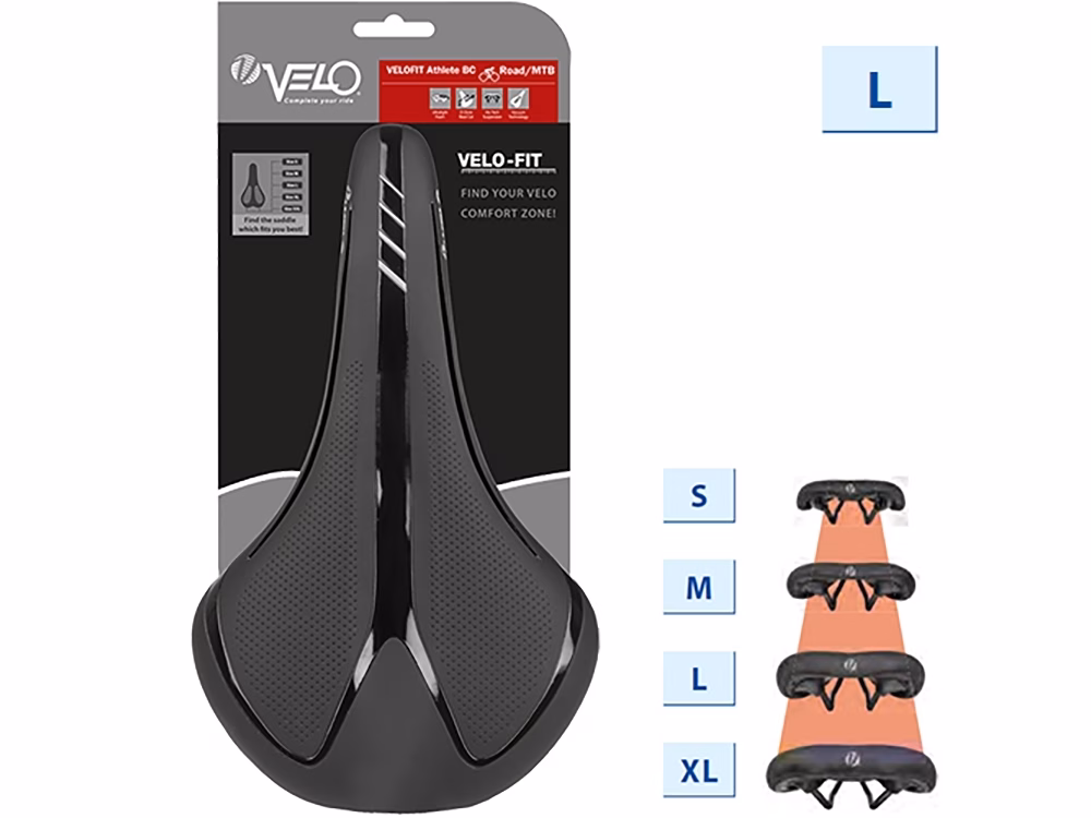 VeloFit Athlete BC Fahrradsattel (L)
