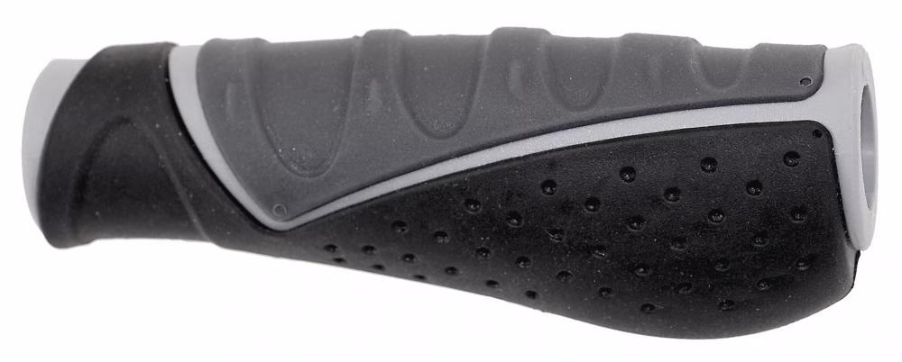 VELO, Griffe, MTB, Komfortgriffe Ergogel, weiche D3 Gel-Mischung, ergonomische Form, 135mm, schwarz/grau