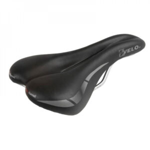 VELO Wide Damen-Fahrradsattel 250 × 168 mm schwarz