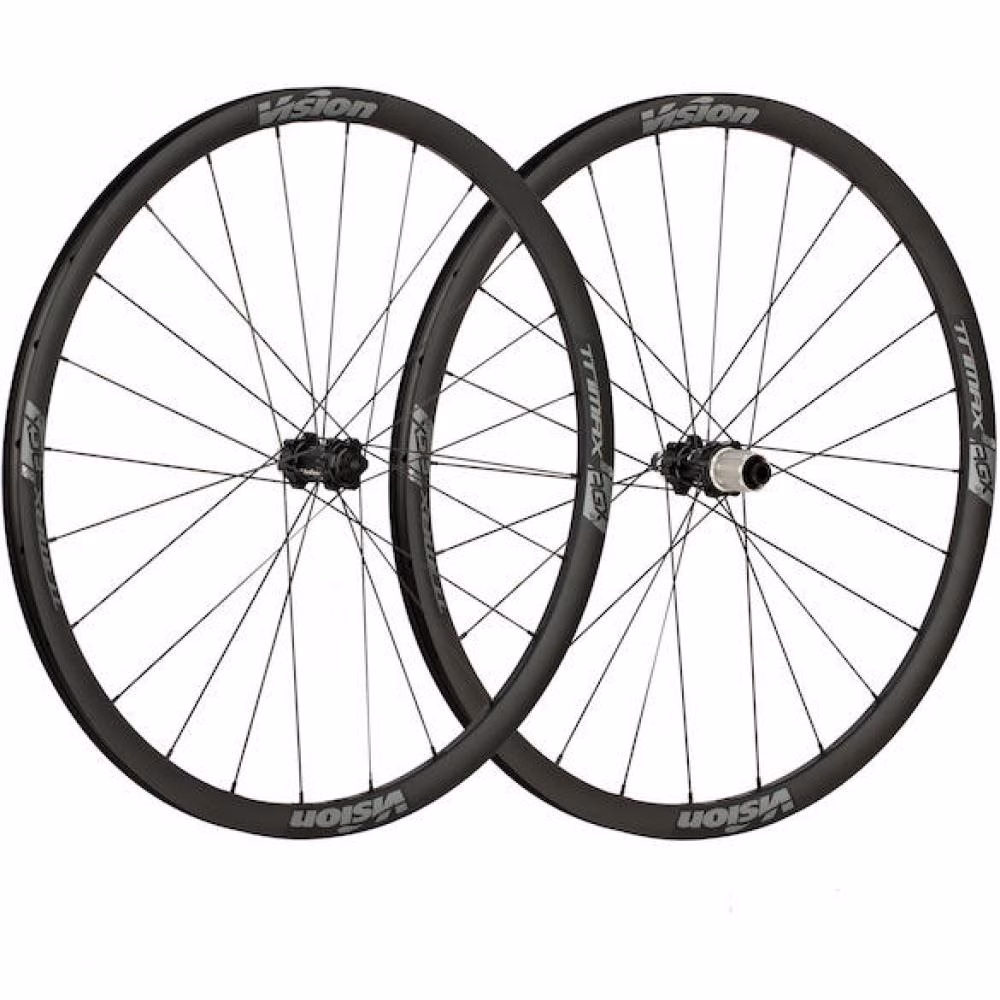 Vision Laufradsatz Trimax Aero Gravel i23 622x23x30 mm Schwarz - schneller Gravel-Aero-Laufradsatz