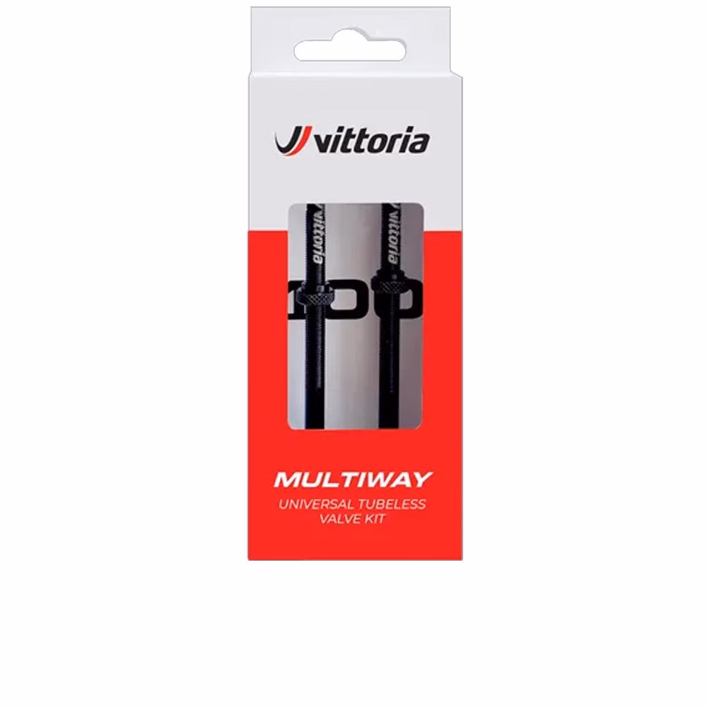 Vittoria MULTIWAY TUBELESS VENTIL ALU 80mm - leichtes Ventil-Set für Tubeless-Performance