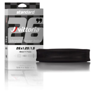 Vittoria Schlauch Standard 26x1.95/2.50 SV Presta 95 - zuverlässiger MTB-Fahrradschlauch