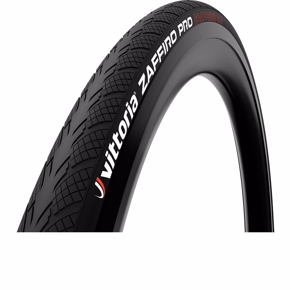 Vittoria Zaffiro Pro Faltreifen 700x23C (23-622) Schwarz - Trainingsreifen mit Graphene 2.0