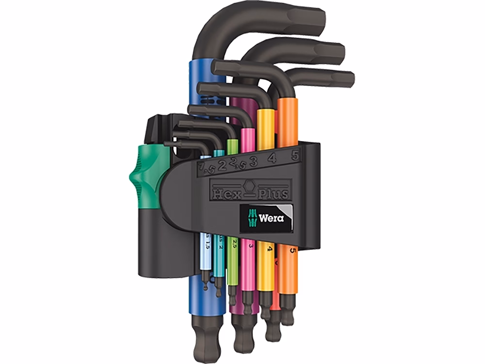 Wera 950/9 Hex-Plus Multicolour 2 Stiftschlüssel-Satz