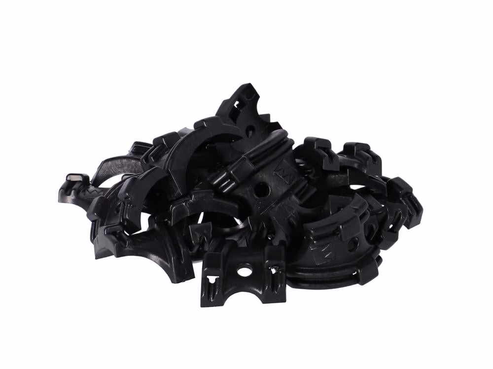 Westphal Bowdenzugführung 842/02 schwarz 2-fach Tretlager POM made in Germany - 25 Stück im Polybeutel