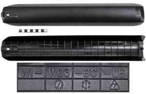 Winora Battery Cover schwarz für Sinus He/Da - Bosch i625Wh