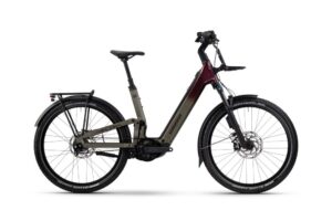 Winora Sinus FS R5f Pro Low | E-MTB Fully | 27.5" | 800Wh Bosch CX | sand / deep red Größe: 44 cm