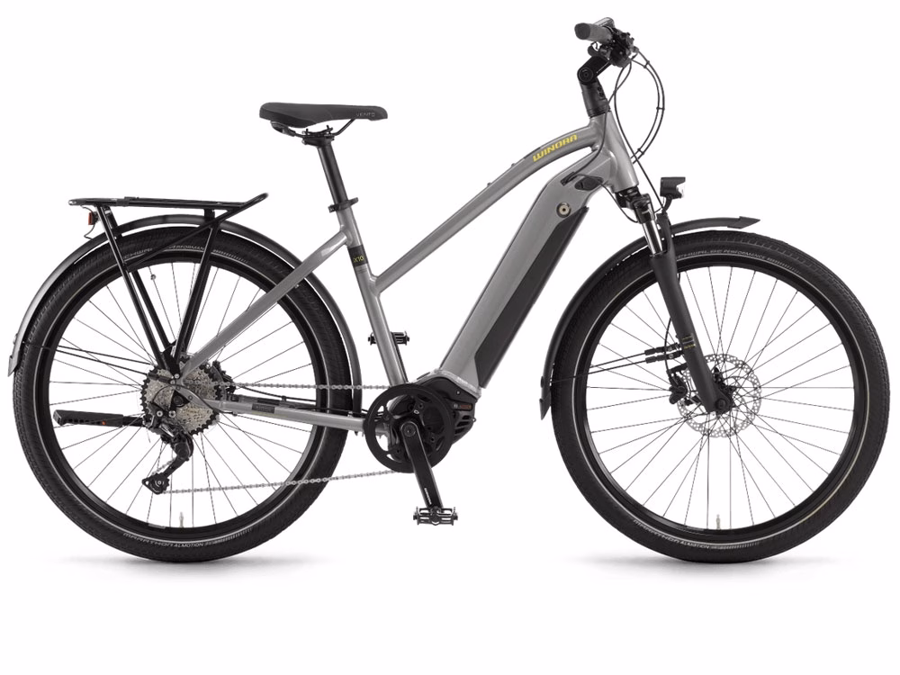 Winora Sinus iX10 Mid | Trekking E-Bike | 27,5" | 500Wh Bosch CX | hellgrau Größe: 44 cm