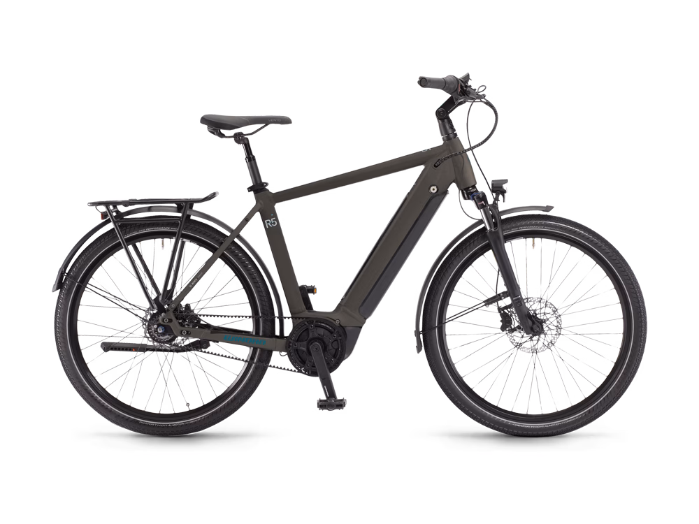 Winora Sinus R5f City High E-Bike | 27,5" | 625Wh Bosch | torfbraun Größe: 52 cm