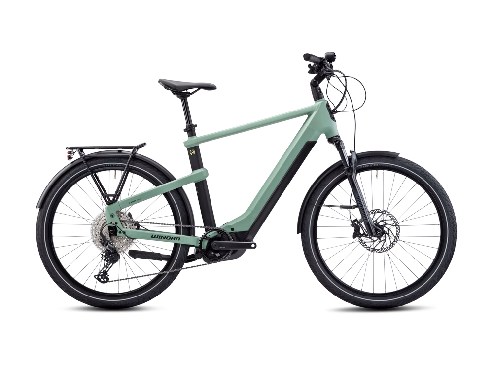 Winora Yakun 12 High | Trekking E-Bike | 27,5" | 750Wh Bosch CX | defender Größe: 50 cm