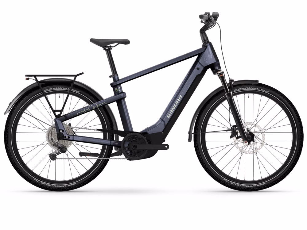 Winora Yakun X10E High | Trekking E-Bike | 27,5" | 600Wh Bosch CX | night purple Größe: 44 cm