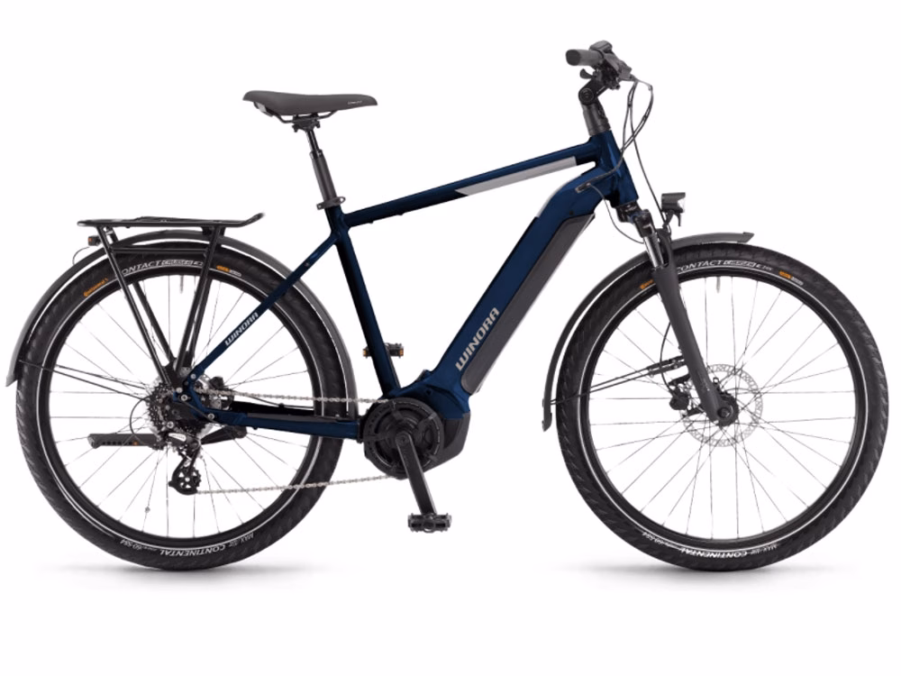 Winora Yucatan 8 High | City E-Bike | 28" | 630Wh Yamaha PW-ST | nachtblau Größe: 48 cm