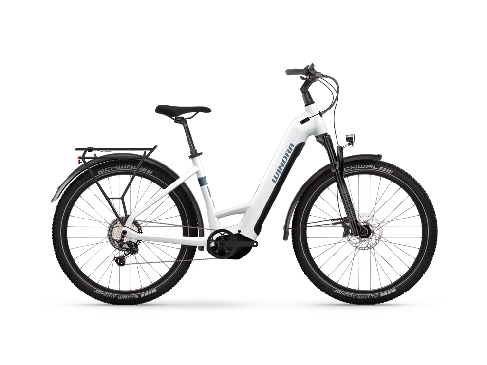 Winora Yucatan X12 Pro Low | Trekking E-Bike | 27,5" | 720Wh Yamaha PW-X3 | rauchweiß Größe: 50 cm