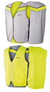 Wowow Sicherheitsweste Copenhagen reflekt reversibel gelb grau S