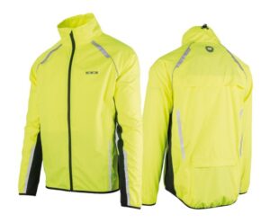 Wowow Wasser-Wind-Regen Jacke Ben Nevis gelb mit reflektierend Oberflächen M