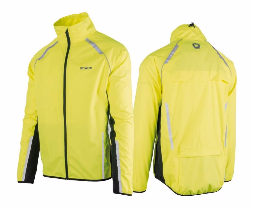 Wowow Wasser-Wind-Regen Jacke Ben Nevis gelb mit reflekt Oberflächen XL