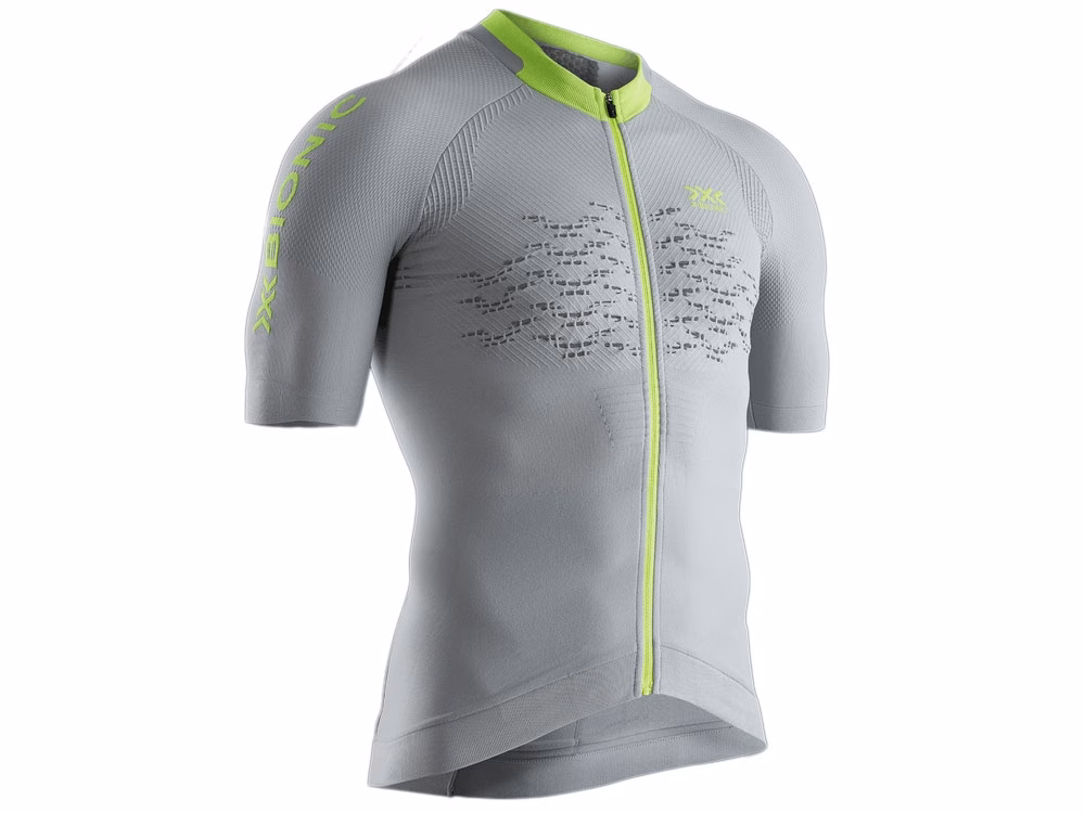 X-Bionic The Trick 4.0 ZIP Fahrradtrikot Herren (dolomite grau) Größe:S