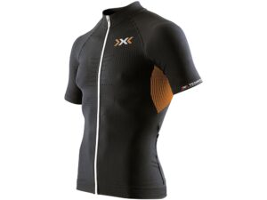 X-Bionic The Trick Full Zip Fahrradtrikot Herren (schwarz / orange) Größe:S
