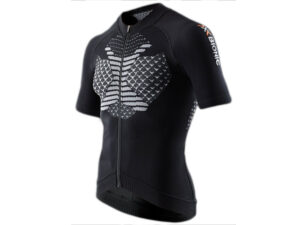 X-Bionic Twyce Full Zip Fahrradtrikot (schwarz / weiß) Größe:S