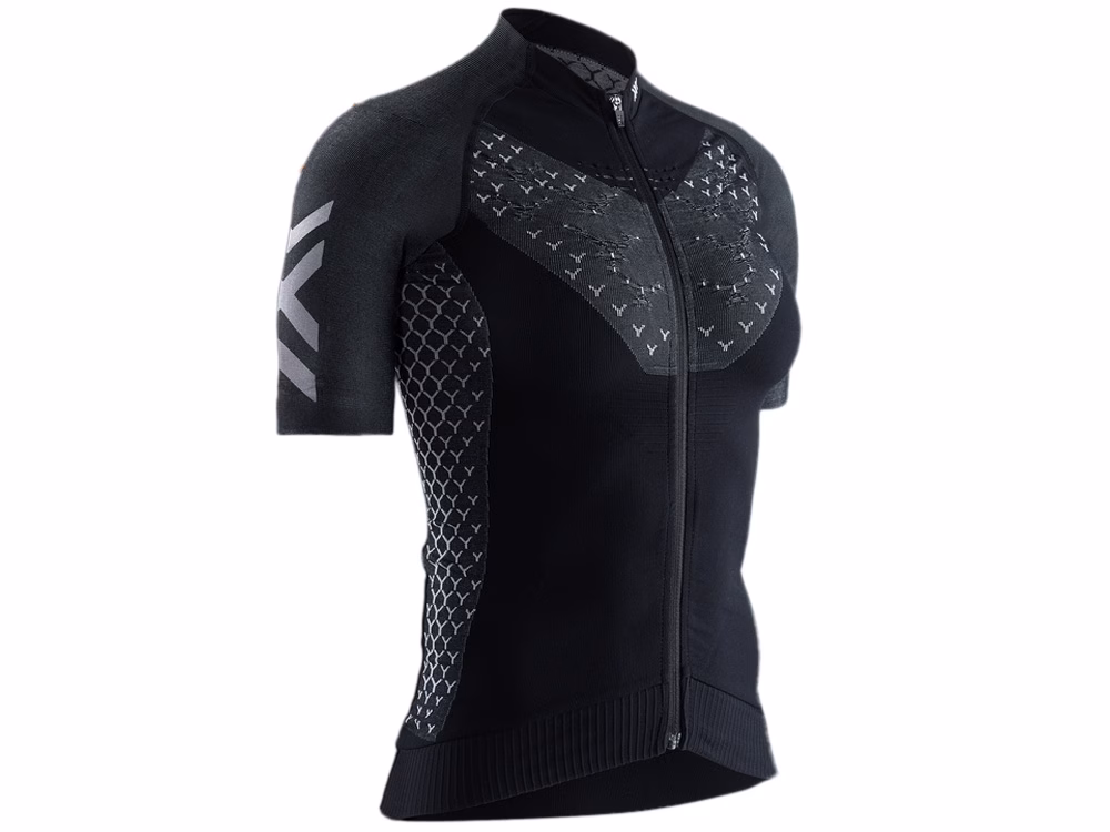 X-Bionic Twyche 4.0 ZIP Fahrradtrikot Damen (opal schwarz) Größe:XL