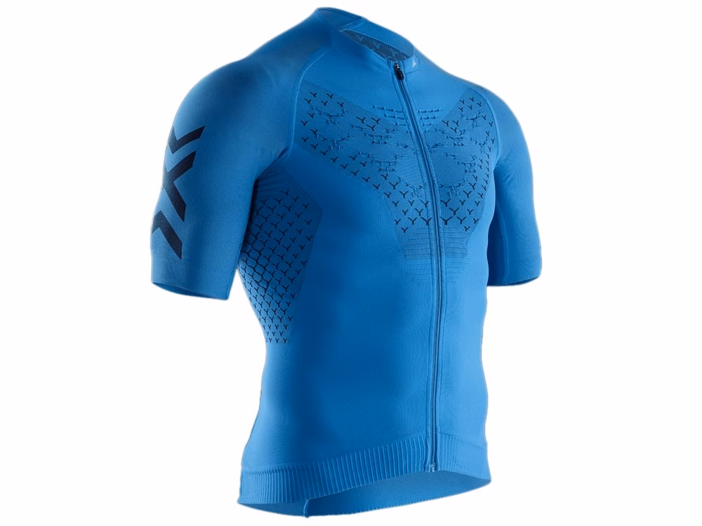 X-Bionic Twyche 4.0 ZIP Fahrradtrikot Herren (twyce blue) Größe:S