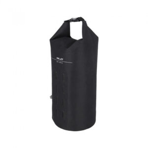 XLC Drybag BA-W43, wasserdichte Bikepacking-Tasche, 7,5 Liter, 17 × 45 cm, Kompressionsventil, schwarz