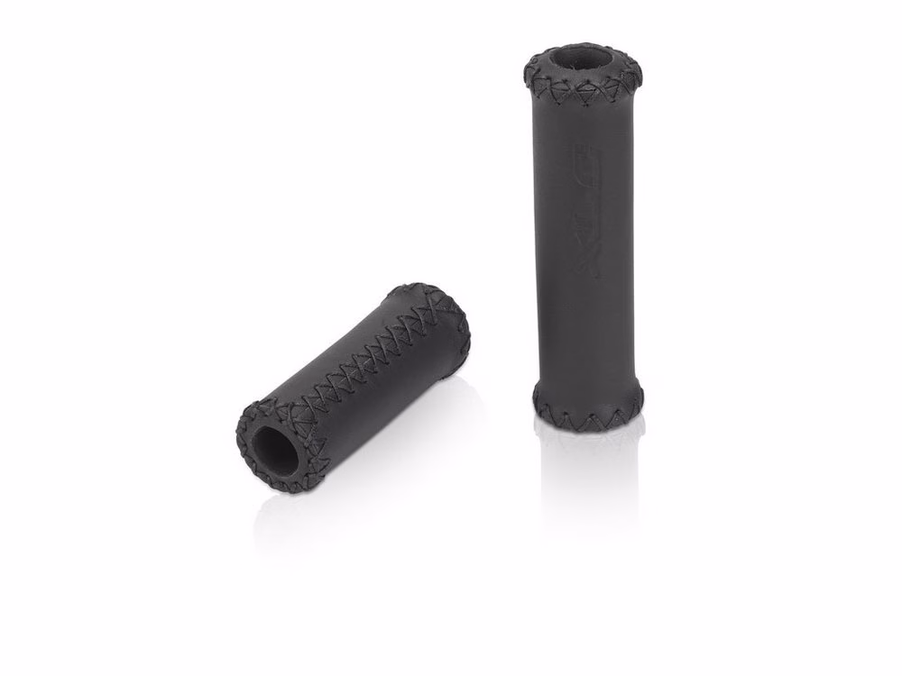 XLC GR-G17 Fahrradgriffe (128/92mm | Leder)