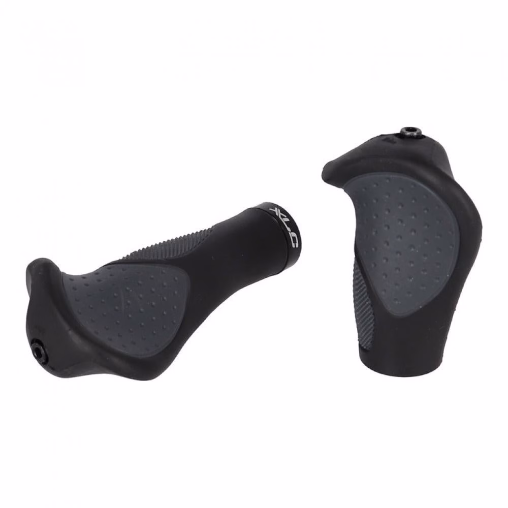 XLC Griffe Ergonomic GR-S22 135/92mm, schwarz/grau