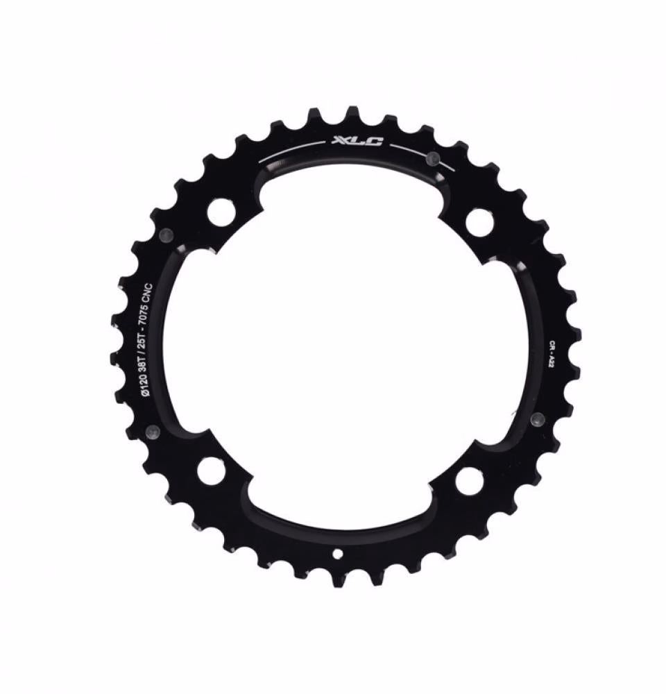 XLC Kettenblatt CR-A22 Sram 2x10 speed Ø120mm 38 Zähne