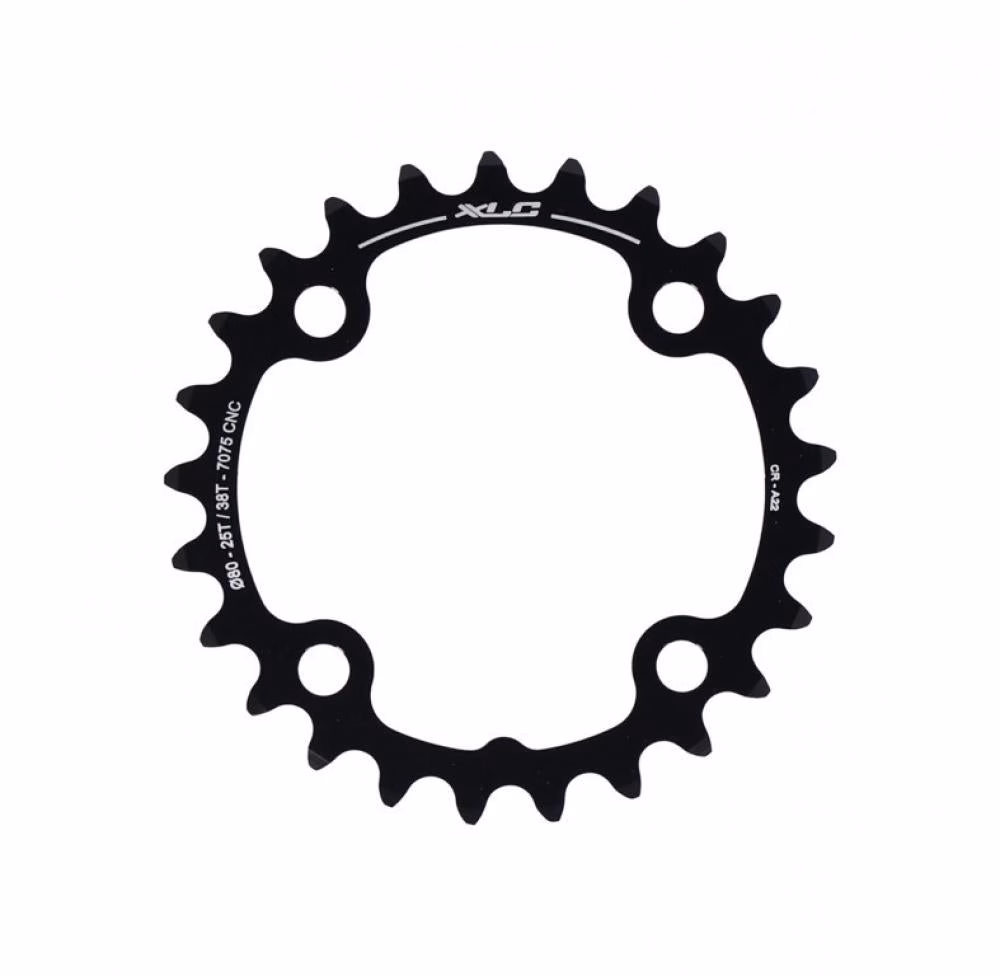XLC Kettenblatt CR-A22 Sram 2x10 speed Ø80mm 25 Zähne